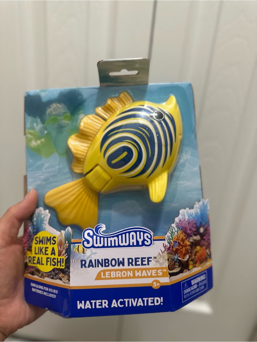 Swimways Rainbow Reef Lebron Waves Yellow & Blue Swim Toy